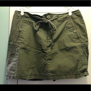 Lane Bryant skirt with shorts under size 16 olive